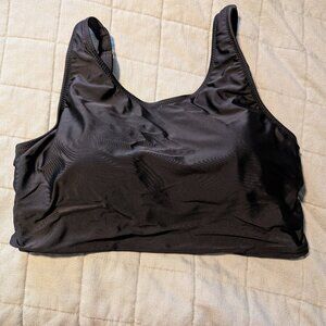 Latched Mama Tie Back Nursing Swim Top - Black